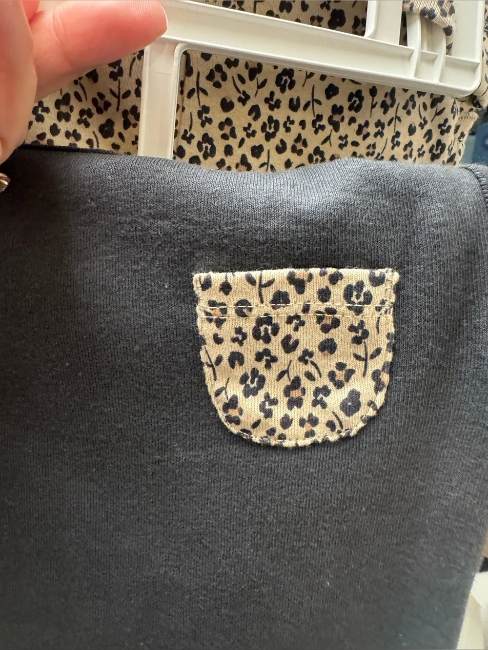 Carter's Baby 3 piece Leopard Ruffle Pant & 2 Bodysuit Set - Black & Beige